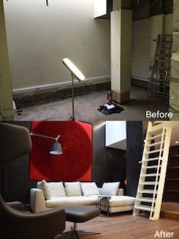 Project before and after photo